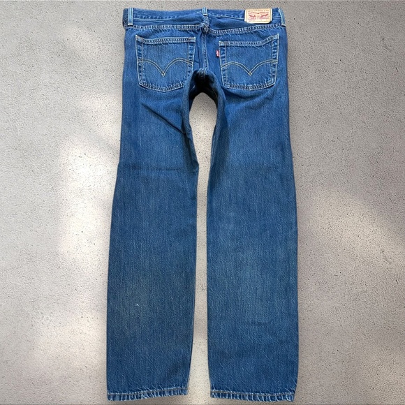 Levi’s 501 Mid Rise Straight Jeans - Picture 1 of 7